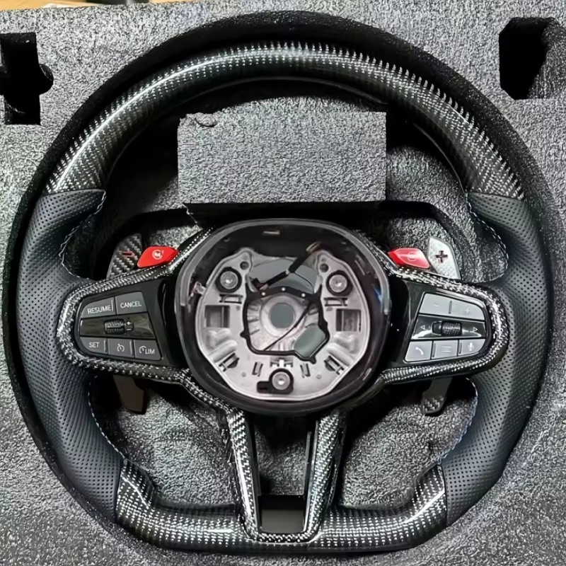 Car Accessories For Steering Wheel - Руль автомобиля из карбона и кожи