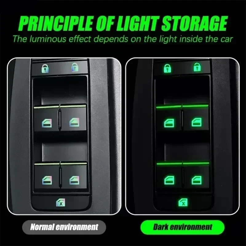 Car Accessories For Inside - Набор светящихся в темноте наклеек на