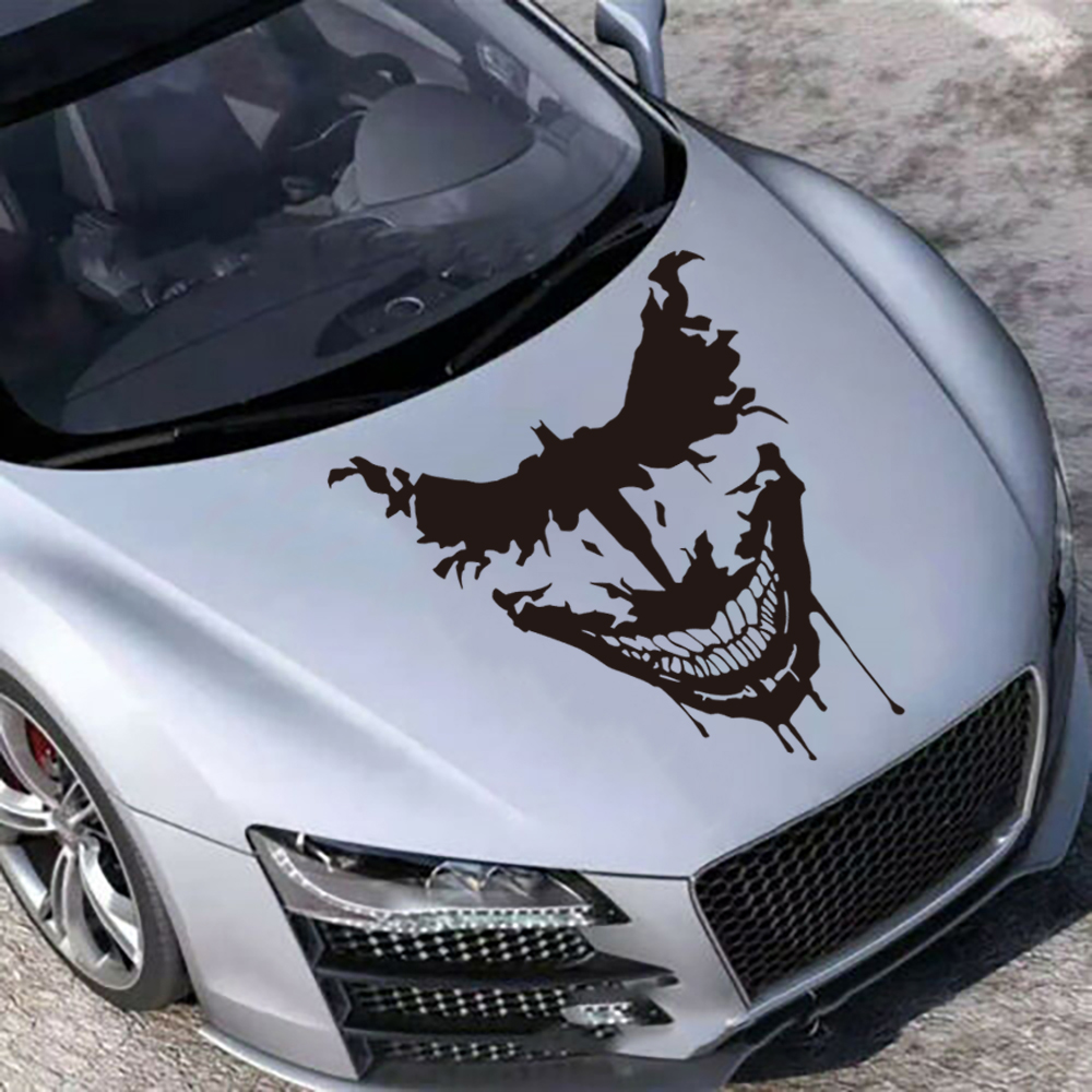 Car Accessories Joker - Мультфильм Смеющийся Джокер HAHAHA автомобильная наклейка