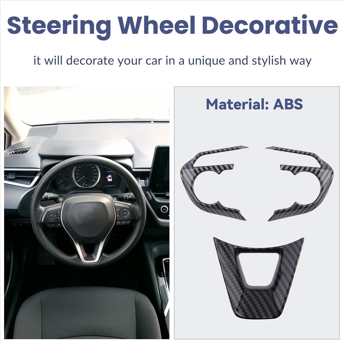 Car Accessories For Steering Wheel - Супер-скидка на декоративную накладку на кнопки
