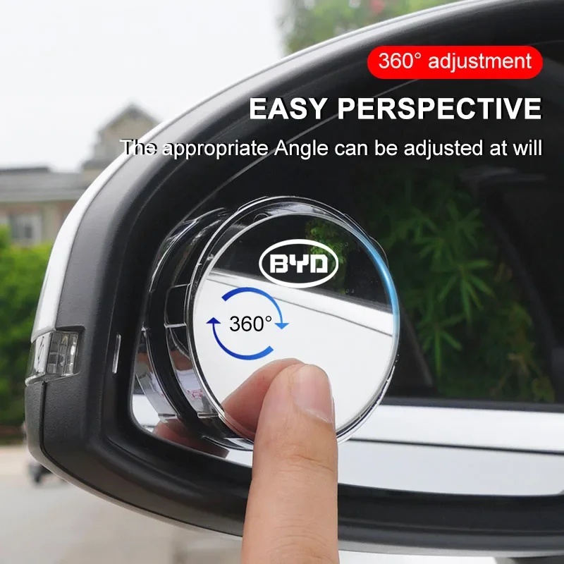 Car Blind Spot Mirror - 360 ° Поворотное широкоугольное зеркало заднего