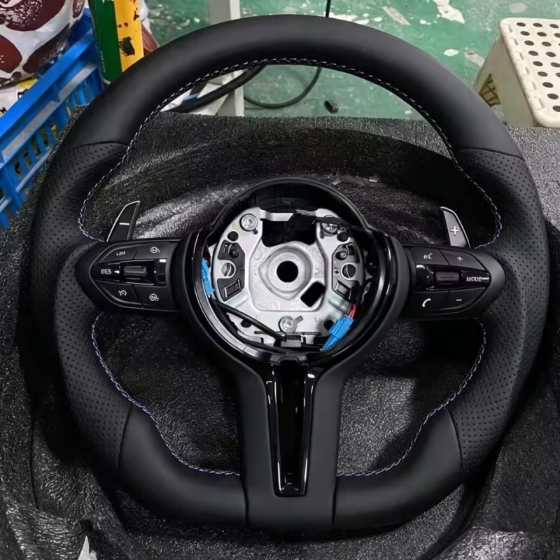 Car Accessories For Steering Wheel - Кожаная оплетка на руль для BMW