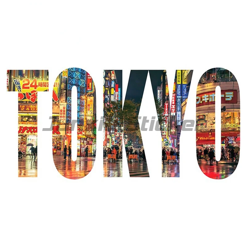 Car Accessories In Tokyo - Наклейка на автомобиль из Токио, Япония,