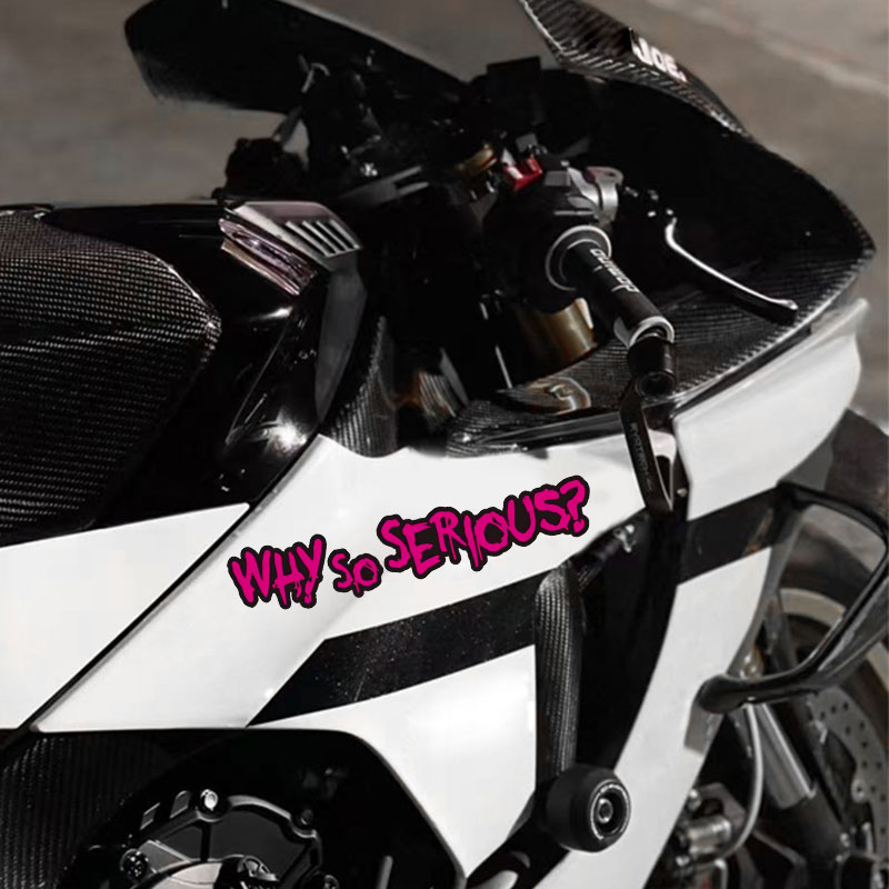Виниловая наклейка «WHY SO SER – обзор и цена Car Accessories Joker