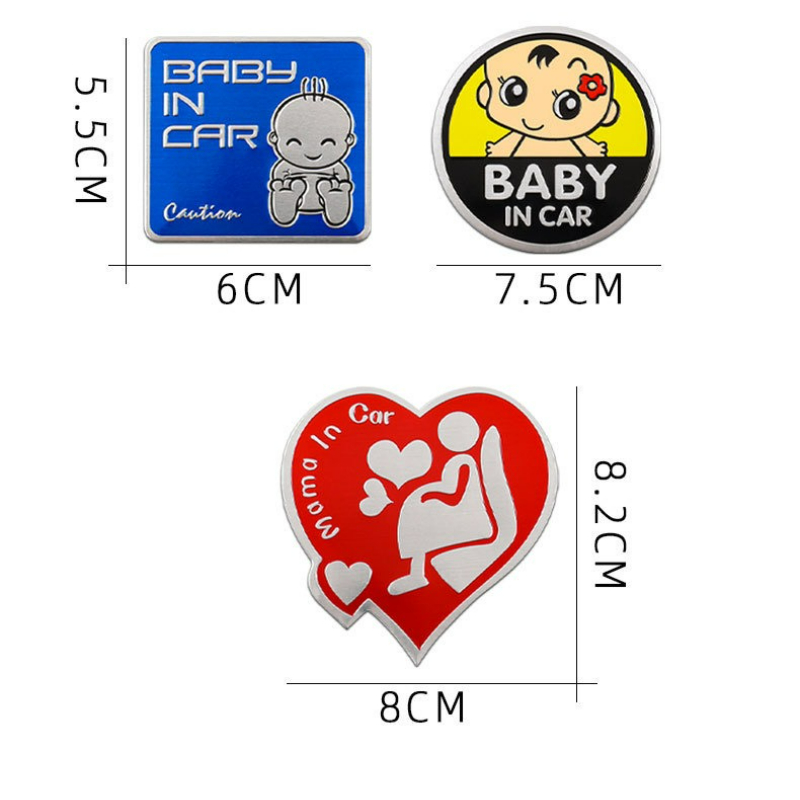 Высококачественные 3D-наклейки – обзор и цена Car Accessories For Baby