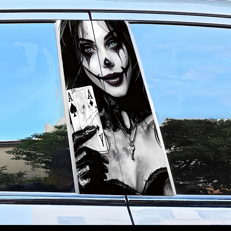 2 шт. наклеек на B-стойку авто – обзор и цена Car Accessories Joker