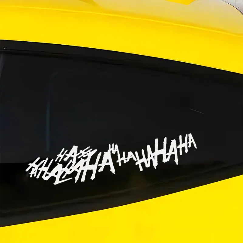 Наклейка «ХАХАХА» с смеющимся  – обзор и цена Car Accessories Joker